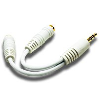 Cellet 2 way Wire Splitter for Ipod, iBook, and Powerbook- retail packaging