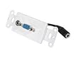 CABLES TO GO : HD15 + 3.5mm INSERT WHITE
