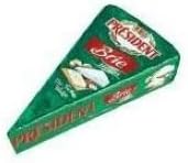 President Soft Ripened Foil Brie Herbs Cheese, 7 Ounce -- 6 per case.
