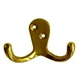 1,000 Pieces Of Solid Brass Hook In Bright Brass Finish FREE SHIPPING!!!