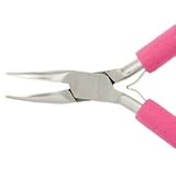 Review   / Julesgems Professional Bent Chain Nose Pliers - Pink : Pack of 1