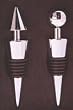 Heavy Chrome Wine Bottle Stoppers Set Of 2