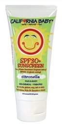 SPF 30 + Citronella Sunscreen,Summer Blend  - 2.9 oz(California Baby)