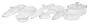 CorningWare 6109785 French White 12-Piece Bake and Serve Set