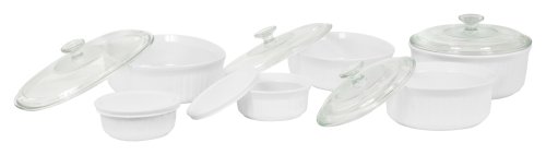 CorningWare French White 12-Piece Bake and Serve Set