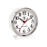 Chaney 15208 Awake -White metal alarm clock with luminous markers and hands. Separate alarm dial. 4.