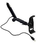 Car Lighter / Charger Combo Mount with Custom Cradle for Garmin Nuvi 285W 275T 270 265WT 260W 260 255W 255 250W 250 205W 205 200W 200 GPS
