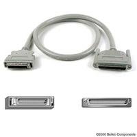Belkin  Ext SCSI Double Shielded Hd50m/hd68m with thumbscrews - 10ft