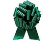 6 LARGE Pull String Bows - Gift Wrap Packaging - 8" 20 Loops - 2 3/4" - Emerald Green