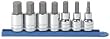 GearWrench 80720 Seven-Piece 1/2-Inch Drive Metric Hex Bit Socket