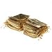 100 Pochettes / Sachets en tissu doré métallisé Bijoux, Cadeaux