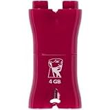 Kingston DTMFR/4GB 4GB DataTraveler Mini Fun USB 2.0 Flash Drive with Games (Red)