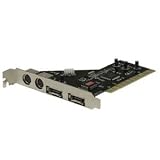 2-Port external e-SATA card with 2 power connector, INITIO chipset PCI