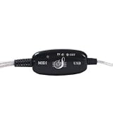 picture of New USB to Midi Cable Keyboard to PC Laptop Adaptor - XP Vista Mac Plug and Play, Promotion Price