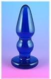 Bundle Don Wands Cobalt Blue Bubble Plug and 2 pack of Pink Silicone Lubricant 3.3 oz