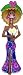 Large Catrina with Flowers Day of the Dead Figure