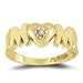 0.01 Ct Diamond Mom Ring in 14K Yellow Gold-7.5