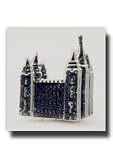 Salt Lake LDS Temple Tie Tack and Lapel Pin (Silver) - Salt Lake City Temple Silver Color Neck Tie Tack and Lapel Pin - Salt Lake Mormon Temple Tie Tack and Lapel Pin for Wearing to Church - LDS Salt Lake City, Utah Tie Tack and Lapel Pin - Inexpensive Mens Silver Color Tie Tack and Lapel Pin - Cheap Boys Tie Tack - Tie Tack and Lapel Pin Clothing Accessory - Tie Tack and Lapel Pin Jewelry - Silver Color Tie Tack and Lapel Pin for Suit or Neck Tie