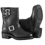 Twin Buckle Engineer Boots for Women