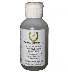 White Lightning Hoof Gel with Dioxicare, 60ml bottle