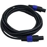 Pyle-Pro PPSS15 - Male Speakon to Male Speakon 15' Foot Professional Cable