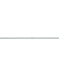 14K White Gold 2mm Rope Chain 30"