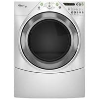 Whirlpool Duet Steam : WGD9500TW 27 Gas Steam Dryer White with Brushed Chrome Accents