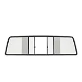 IMAGE OF CRL Duo-Vent Four Panel Truck Slider with Clear Glass for 1980-1986 Nissan Standard Cabs
