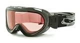 Bolle Boost Children's Ski Goggles - Shiny Black Gray Burst Frame & Vermillon Lens