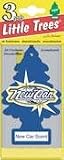 3 Pack New Car Scent Little Tree Air Fresheners