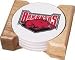 University Of Arkansas Razorbacks 4 Absorbent Coaster Gift Set With Wooden Holder