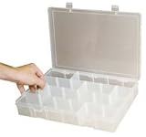 Durham SPADJ-CLEAR Adjust Cpt Plastic Box Small Plastic Cpt Boxes