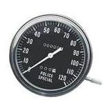 Bikers Choice 5in. Fl Type Speedometers - 2240:60 Ratio Front Wheel Drive & Domed... by Bikers Choice