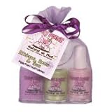 Piggy Paint Ribbons, Bows and Toes Gift Set -Fairy Fabulous, Dragon Tears and Sweetpea! The Kid-Friendly, Non-Toxic Nailpolish!
