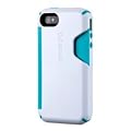Speck Products CandyShell Card Case for iPhone 4/4S, Carrying Case - Retail Packaging, 1-Pack (White/peacock)