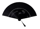 黒染絹貼扇子（手貼・房付）収納用文化箱付き/No1759・No1760（7.2寸/35間）/No1761（6.5寸/30間）