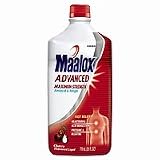 Search : Maalox Max Liquid Maximum Strength Antacid plus Antigas, Cherry 26 fl oz (769 ml)