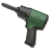 SK Hand Tool 92135-2 Pro-Gun Magnesium Composite Air Impact Wrench - 1/2 Drive with 2 Extended Anvil