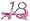 Brille pink 18. Geburtstag Scherzartikel Gagbrille 21652