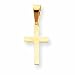 14k Polished Cross Pendant