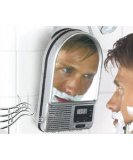 Shower Clock Radio with Fog-Free Mirror