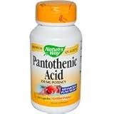 Nature s Way Pantothenic Acid Capsules 250 mg 100 Count