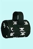 Pet Supplies : 5Star Dog Walking Poop Bags Barrel Dispenser White Skull & Crossbones