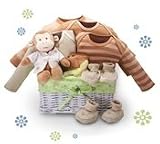 Organic! - Monkey Business Baby Gift Basket