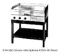 36 in E24 Series Griddle, Electric, Thermostat