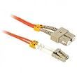 1 meter Orange Duplex Fiber Optic Cable With LC-S