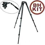 Manfrotto 526,536K Video Tripod Kit Includes 526 Video Head and 536 Tripod Legs (Black)