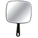 Professional Large Black Hand Held Mirror