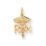 14k Nurse Charm