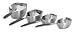 Kitchen & Housewares : Calphalon Stainless Measuring Cups